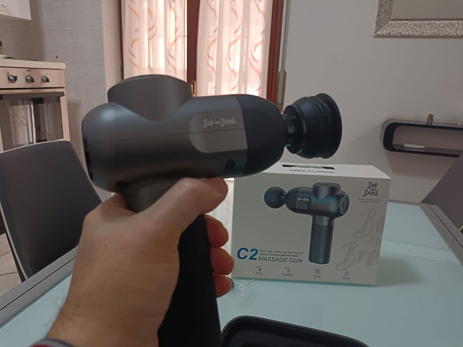 Pistola Massaggio Muscolare: Bob and Brad C2 è Super Silenzioso ed efficace